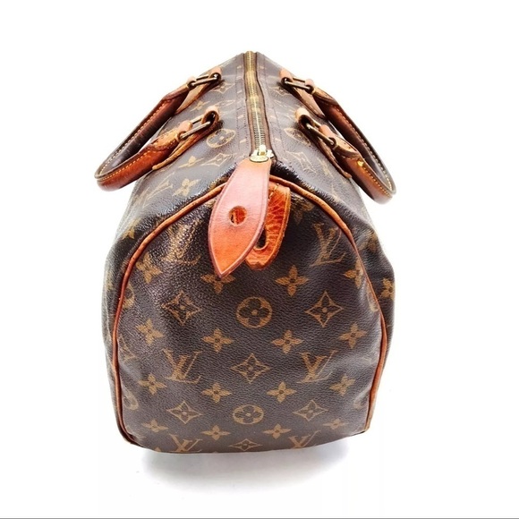 Louis Vuitton speedy 30 monogram canvas and leather. - Picture 4 of 16